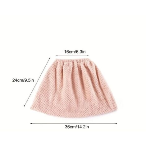 Lot de 4 housses de balai multifonctions en velours corail avec tête de balai absorbante réutilisable en microfibre, polyester résistant, couleurs assorties (1/3)