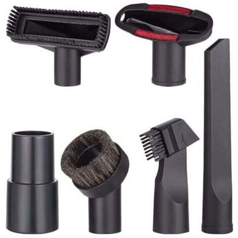 Ensemble d'accessoires pour aspirateur (6 pièces) : embout et brosse universelle. (1/4)
