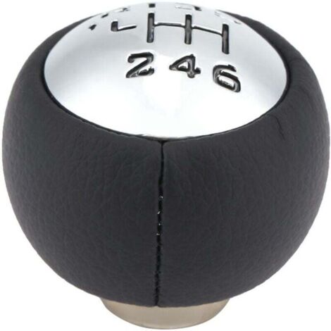 Pommeau Levier Vitesse, Pommeau de Vitesse 6 Vitesses, Boule de Vitesse, Tête de Levier de Vitesse Manuelle de Remplacement pour 307 308 3008 407 5008 807 C3 C4 C8 (1/4)