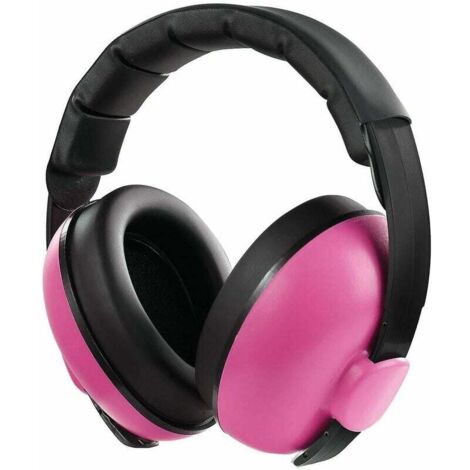 Casque antibruit de protection d'oreille de bébé pour bébés rosered (1/5)
