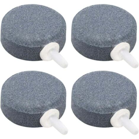 Lot de 4 Pierres Diffuseurs d'Air pour Aquarium, Augmente l'Oxygène, Pour Aquariums, Étangs, Pompe à Air, Accessoires d'Aquariophilie (1/4)