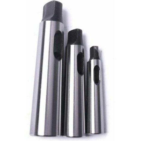 Cône Morse douille de perçage Réduction adaptateur pour tour de fraisage (MT1 à MT2, MT3 à MT2, MT3 à MT4,3pcs) (1/5)