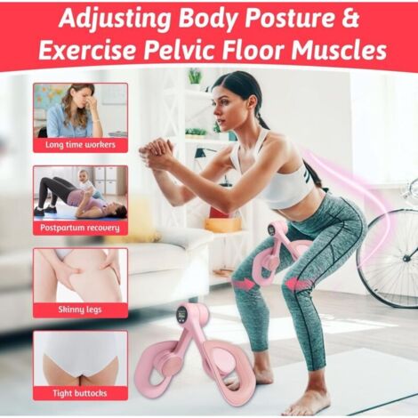 Pince Exercice Plancher Pelvien Et Cuisses - Entraîneur Musculaire Réglable Pour Femmes Et Hommes