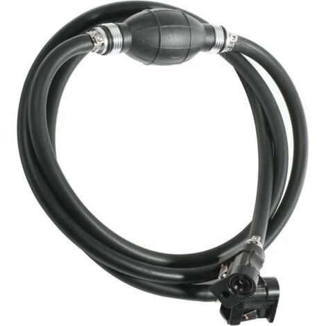 Tuyau de Carburant Essence Pompe pour Moto,Tuyau de Conduite de Carburant Moteur de Bateau,Kit de Connecteurs de RéservoirD'essence de Moteur,Convient à la Plupart des Moteurs Hors-bord (1/4)