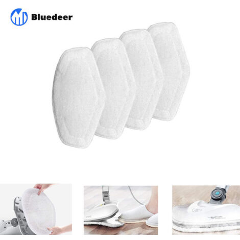 Serpillères Remplacement pour Polti Vaporetto Brosse Vaporforce, Produit pour Smart 35Mop, Smart 40Mop, Smart 100, SV400Hygiene, SV420Frescovapor, SV440Double, etc (4 pièces) Bluedeer (1/4)