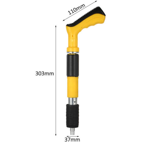 Outil de fixation murale à clous Pistolet à clous haute pression Pistolet à clous manuel en acier Force réglable pour bricolage à domicile Travail du bois Mur de ciment