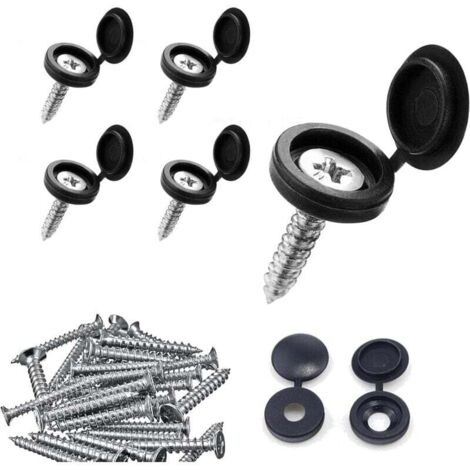Lot de 50 clous d'étanchéité pour bande à picots - 4 x 25 mm - Boutons de montage avec clou - Pour le drainage de construction, les parterres surélevés, les pots de fleurs ou les murs de cave (1/4)