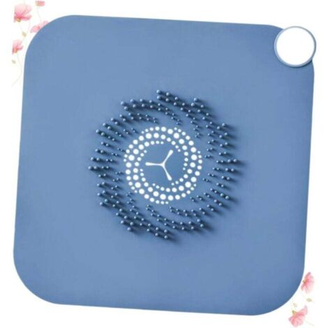 Collecteur de cheveux carré pour drain de salle de bain, bouchon de cheveux à forte aspiration pour drain de baignoire