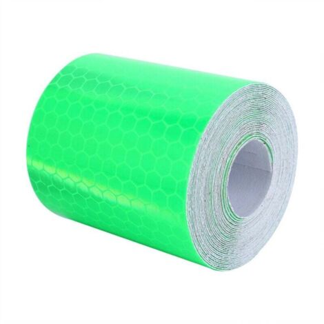 300cm Fluorescence Warning Tape Roll Autocollant mural de voiture réfléchissant Ruban de marquage de sécurité auto-adhésif (1/4)