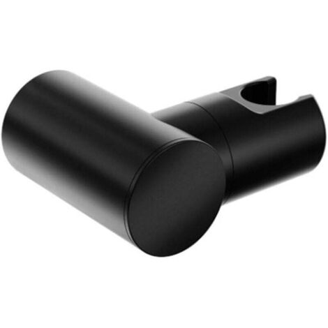 Curseur barre de douche mural en laiton, support de pommeau de douche portable, noir (1/4)