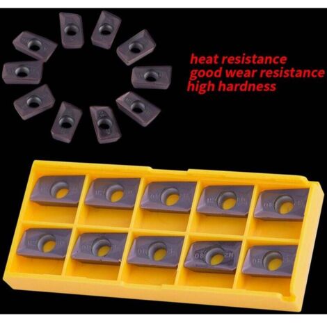 Lot De 10 Inserts En Carbure DCMT070204 YBC251 Pour Tournage Acier Inoxydable - Neufs