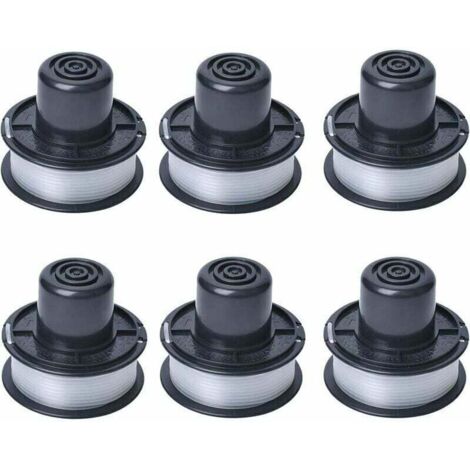 A6226 Bobine de fil compatible avec Black et Decker Auftipp Coupe-herbe automatique GL250 / GL310 / GL360 / GL360SB avec 6m ligne, 12-pack (1/4)