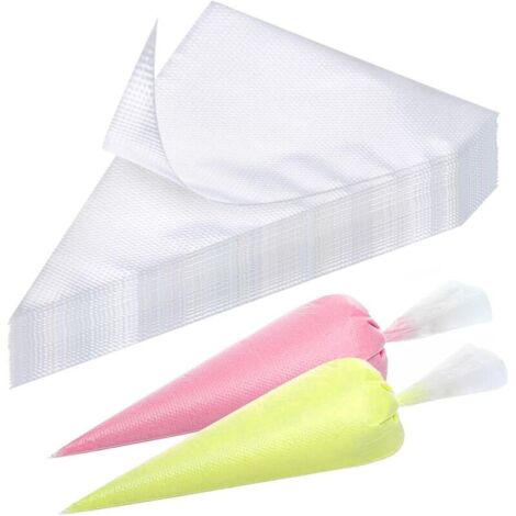 100 Pcs Poches à Douilles Patisserie, Poche à Douille Jetables Professionnel, Poche a Douille pour Deco Gateau, Cupcake, Pâtisserie, Biscuits