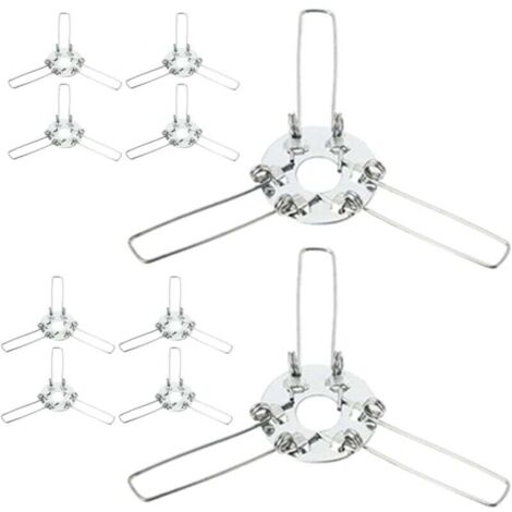 24Pièces Support de Fixation Abat Jour Kit Ressort pour Lampe Accessoires DIY pour Lampes de Bureau Chandeliers Plafonniers (1/4)