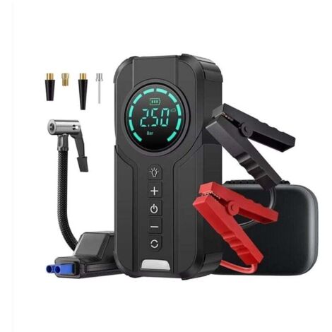 Pompe à Air de Démarrage D'Urgence de Voiture avec Compresseur 150psi et Banque D'Alimentation 2000A pour L'Éclairage de la Batterie de Démarrage B (1/4)
