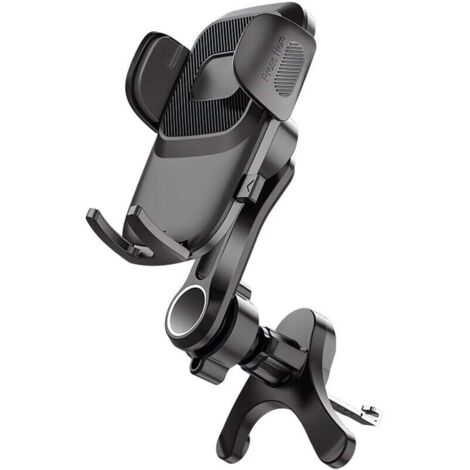 Support Téléphone Voiture，Base réglable et rotative à 360 degrés, Sortie d'air Porte Telephone Voiture pour Tous Smartphones de 4 à 7’’ (1/4)