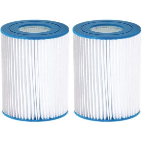 Cartouche de Filtre de Piscine de Type II, Cartouche filtrante pour bestway 58094 Filtre Pack, Pompes de Filtre Cartouche de Filtre de Remplacement Universel. (2 pièces) (1/4)