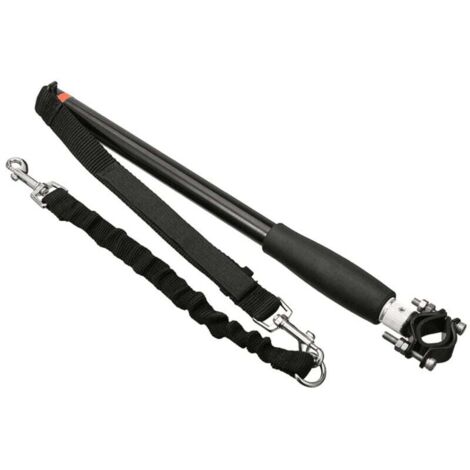 Vélo Chien Laisse Traction Chien Laisse Chargeable Chien Laisse Vélo Chien Marcheur Produits Pour Animaux Noir (1/4)