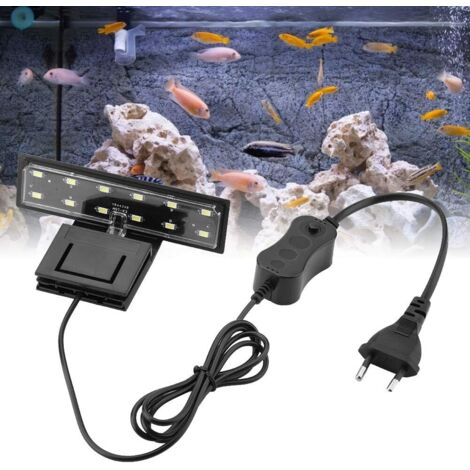 Éclairage Aquarium LED 5W Clipsable Lampe Plante, Aquarium Luminaires D'éclairage(Lumière Blanche) (1/5)