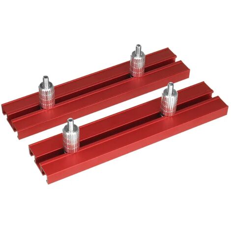 Établi en alliage d'aluminium Planing Stop Board Woodworking Baffle Limit Block 19.8mm (1/4)