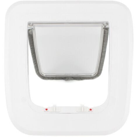 Porte pour animaux de compagnie, nouvelles fournitures pour animaux de compagnie trou de porte pour chien porte pour chat fermeture automatique (1/5)