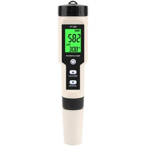 Nouveau Stylo de Test de Qualité de Eau de Concentration Ions Hydrogène Yy-400 Ph/Orp / H2 et Tem Compteur Eau Potable Numérique 4 en 1 (1/5)