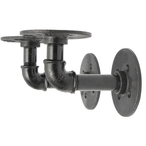 2PCS Supports d'étagère de tuyaux en acier industriel (1/5)