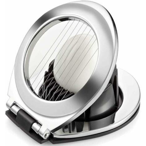 Coupe-œufs 2-en-1, diviseur d'œufs en fil d'acier inoxydable 304 (1/5)