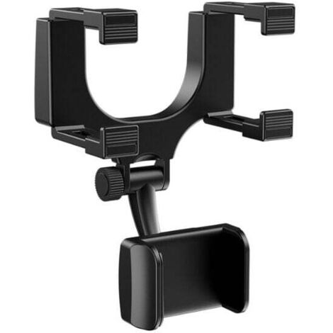 Support de fixation de téléphone portable de navigateur de rétroviseur de voiture universel multifonctionnel (1/4)