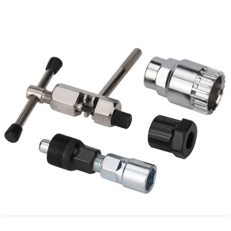 Kit d'outils de réparation de vélo, dissolvant de support inférieur, coupe-chaîne de vélo, extracteur de manivelle (1/5)