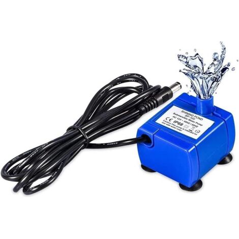 Pompe à Eau pour Fontaine Chat à Fleur Automatique avec Le Câble de 5.9ft (1/5)