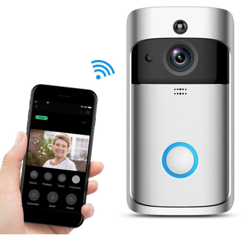 Sonnette intelligente sans fil sonnerie caméra vidéo porte téléphone appel interphone système appartement
