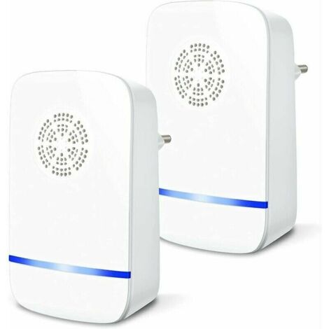 Répulsif Ultrasons, Repulsif Moustique, Repulsif Anti Mouches Electrique Appareil Répulsif Souris Interieur,(2 Pack) (1/5)