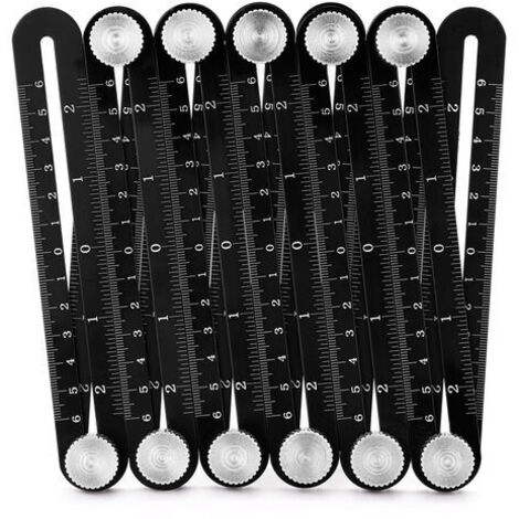 Règle en alliage d'aluminium 12 fois, règle de mesure multi-angle précise en alliage d'aluminium de haute qualité, outil de mise en page avec matrice perforée pour les constructeurs