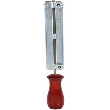 Trousse de classement de tronçonneuse, tronçonneuse Scie à chaîne et Kits d'affûtage avec Outil de Support en Bois 4.0mm / 4.8mm / 5.5mm pour l'affûtage des Lames de scies à chaîne(5.5MM) (1/5)