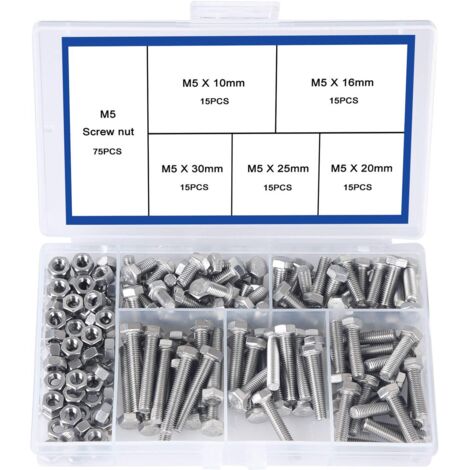M5 304 Industrie de Machines Réglée de Boulon de Sortilège Hexagonal D'acier Inoxydable de Coin Extérieur de, Boulons et écrous de Sortilège (1/5)