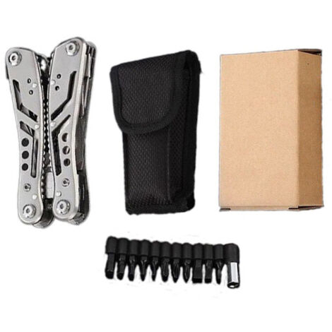 Pince à outils d'extérieur, réparation multifonction, couteau de poche pliable, jeu de tournevis à main, multi-outil pliant (1/5)