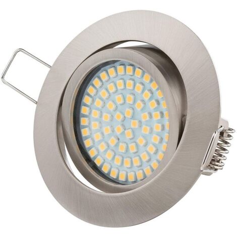 Downlight3000K-6500k 5W Plafonnier AC220Vblanc chaud (1/4)