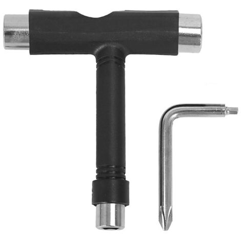 Kit de clé multifonction en forme de T pour Skateboard, outils de réparation, accessoires d'assemblage de Skateboard (1/5)