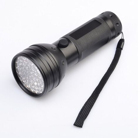 51LED lampe de poche à lumière violette lampe à ongles UV lampe de poche agent fluorescent détection fluorescente (1/5)