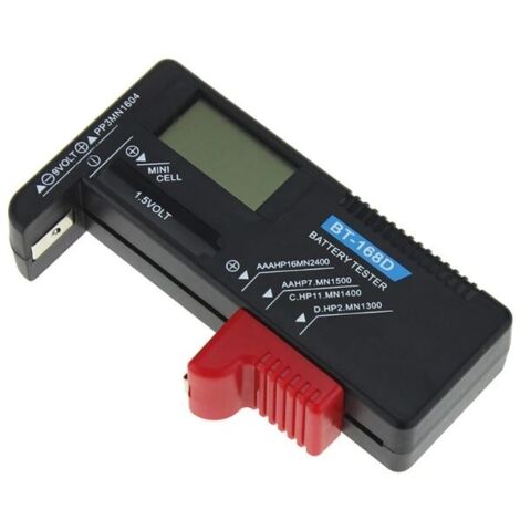 Testeur de capacité de batterie numérique LCD BT168D, pour piles 9V 1.5V (1/5)
