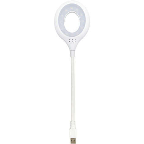 Lampe LED De bureau ultralégère, Portable, pliable librement, USB, anneau lumineux Non stroboscopique