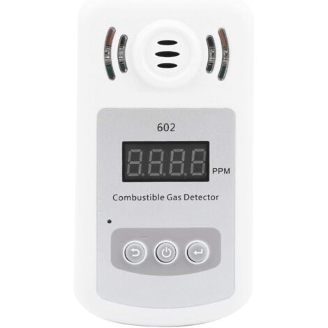 Testeur de gaz Détecteur de gaz combustible Détecteur de fuite de gaz Détecteur de gaz naturel Analyseur de gaz combustible pour l'entretien des canalisations avec capteur électrochimique (1/5)
