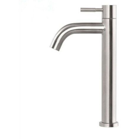 Mitigeur de lavabo Robinet de lavabo monotrou Robinet de lavabo en acier inoxydable brossé-A1 (1/5)