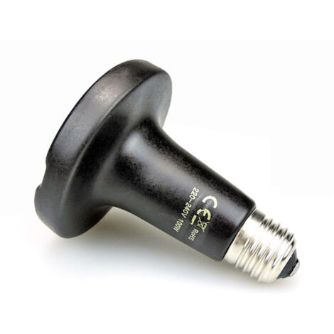 25W Émetteur Radiateur Animaux Ampoule Infrarouge Chauffage en Céramique,Lampe de Reptile pour Amphibiens, Serpent, Oiseaux,Tortue, Chat, Chien (1/5)