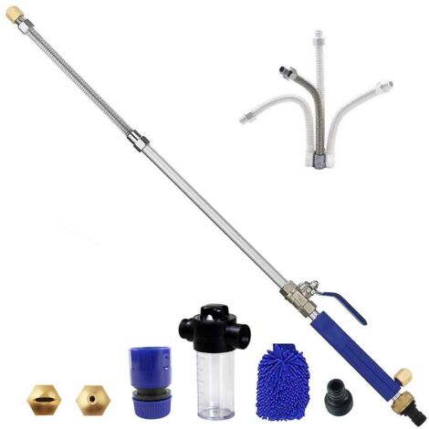 Buse de tuyau haute pression avec canon à mousse pour l'arrosage automatique des fenêtres, tuyau d'eau flexible pour le jardin domestique (1/5)