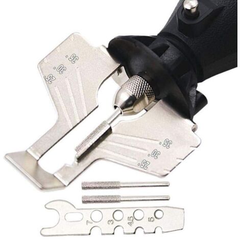 10 Meules Diamant Pour Affûteur De Chaîne Tronçonneuse 3/8 - 4.8mm (3/16") - Arbre 3mm - Lot De 10 Pour Outil Rotatif
