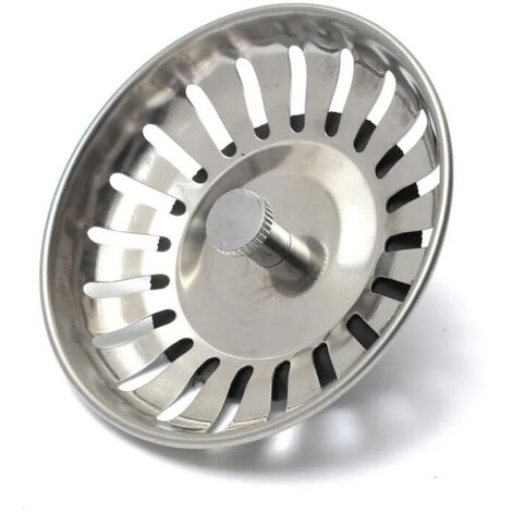 Filtre de remplacement en acier inoxydable, 1 pièce,80mm, pour bassin d'eau de cuisine, égouttoir d'évier, panier à lixivions (1/5)
