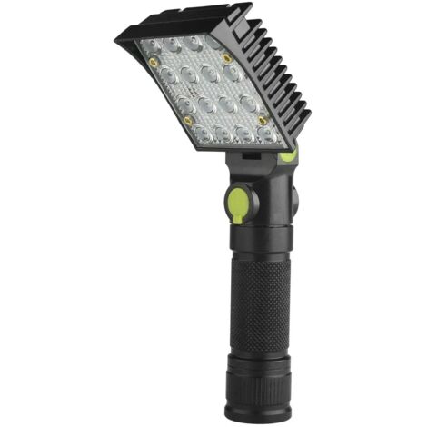 190B 16x ÉPI 4 Couleurs 4 Modes 180 ° Tête Réglable Queue Magnétique USB LED Lampe de Poche (1/5)