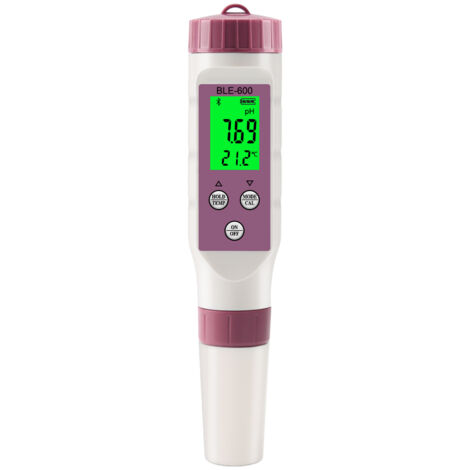 Testeur de qualité de l'eau des dents bleues, température ORP EC TDS salinité S.G PH mètre en ligne, contrôle par application (1/5)